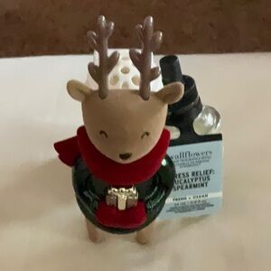 Bath & Body Works Festive Reindeer Wallflowers Plug & Stress Relief Fragrance